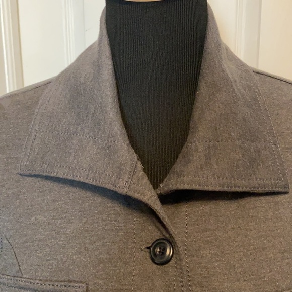 Fashion Bug Women’s Dark Gray Heather Jacket Sz L - Picture 2 of 8